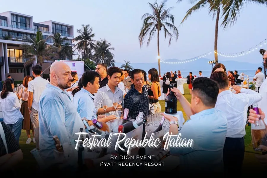 Không gian sự kiện Festival Republic Italian tại resort